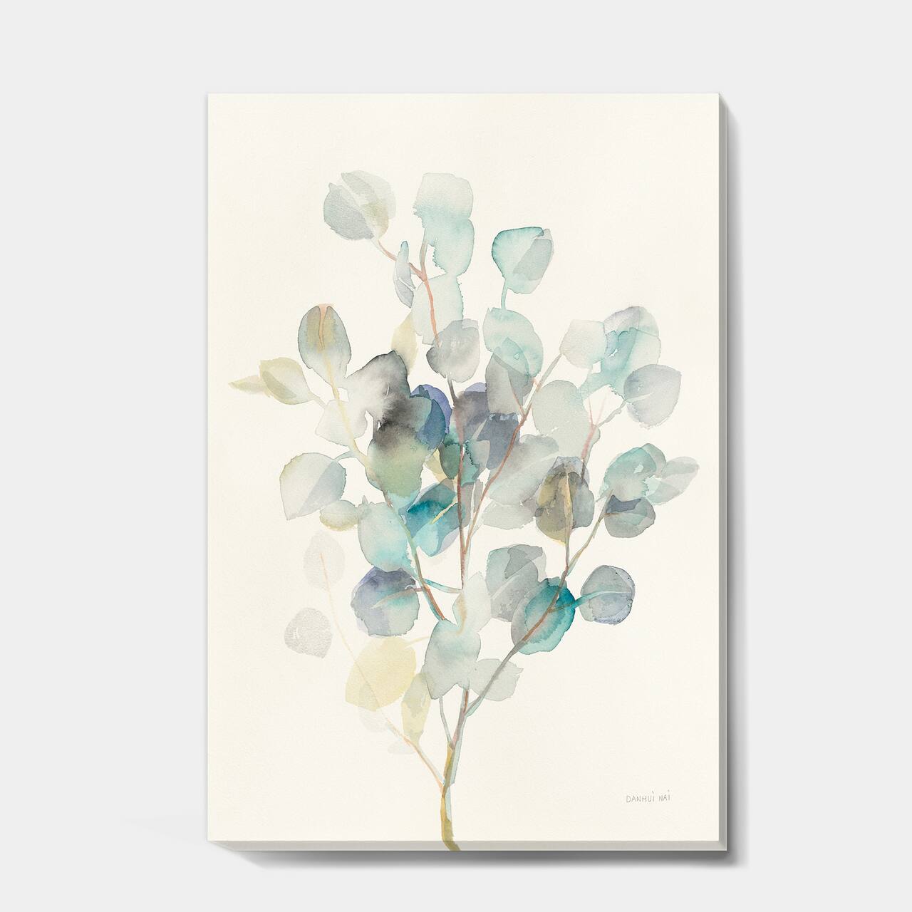 Designart - Eucalyptus leaves I - Farmhouse Premium Canvas Wall Art